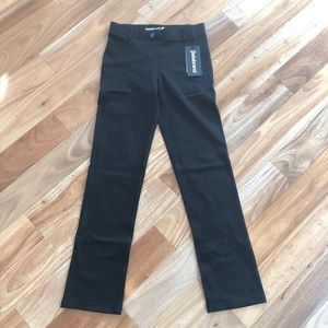 Betabrand yoga dress pants black XS petite NWT